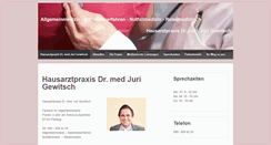 Desktop Screenshot of dr-gewitsch.de