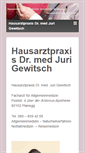 Mobile Screenshot of dr-gewitsch.de
